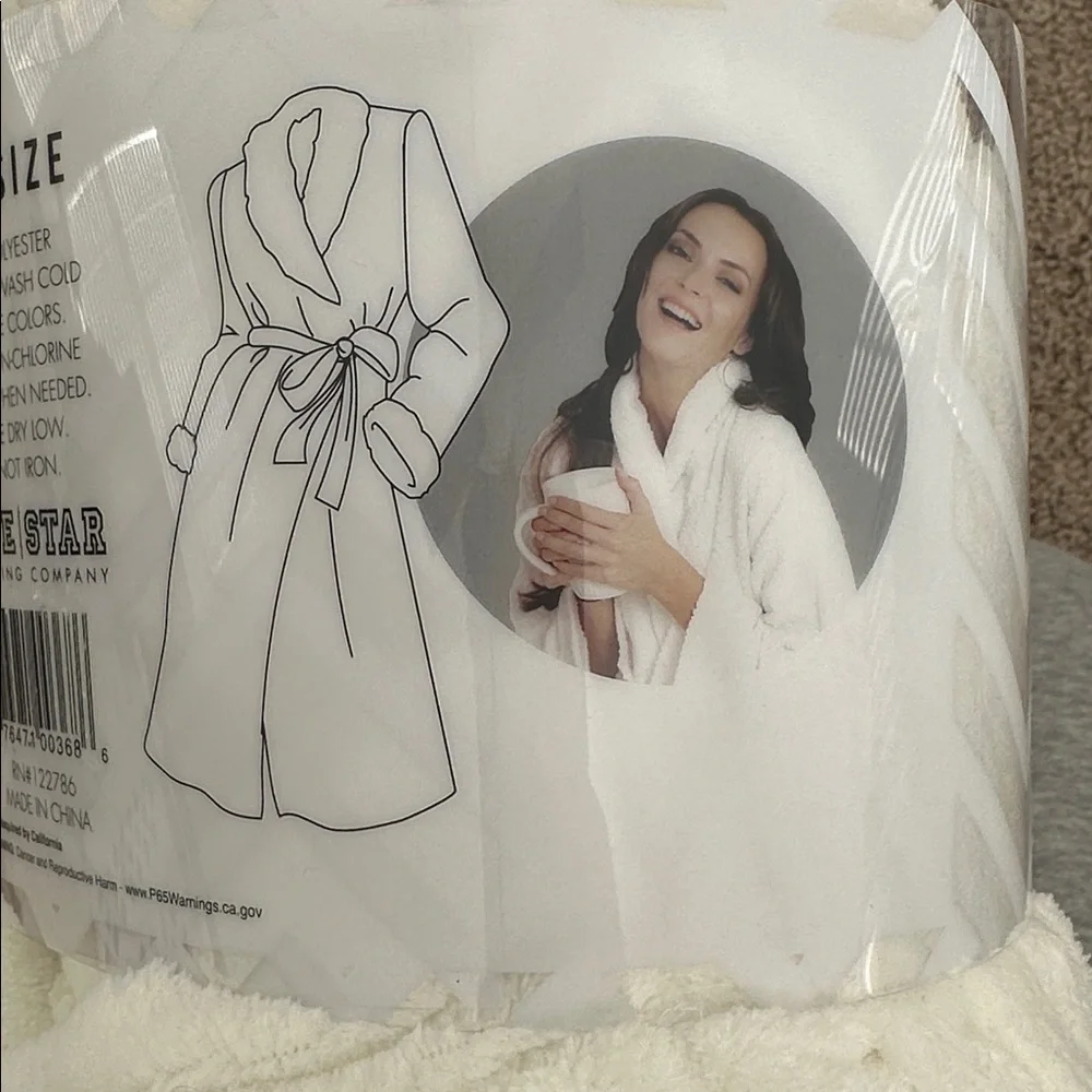 Cozy Embrace Plush Robe by Blue Star Company.